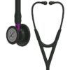 Estetoscopio Littmann Cardiology IV Negro / Acabado Negro/ Vástago Violeta 6203