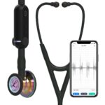 Estetoscopio Digital 3M Littmann CORE, Acabado Arcoíris de Alto Pulido