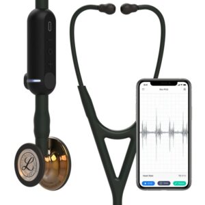 Estetoscopio Digital 3M Littmann CORE, Acabado Cobre Negro