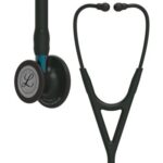 Estetoscopio Littmann Cardiology IV Negro / Acabado Negro / Pomo Azul