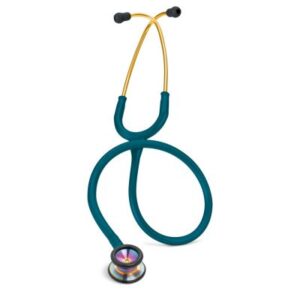 Estetoscopio Littmann Classic II Pediátrico Caribe Azul / Acabado Arcoíris