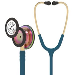 Estetoscopio Littmann Classic III Azul Caribe / Acabado Arcoíris