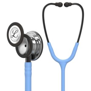 Estetoscopio Littmann Classic III Tubo Azul Celeste / Acabado Espejo / Tallo Ahumado