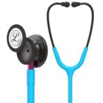 Estetoscopio Littmann Classic III Turquesa / Acabado Humo / Pomo Violeta