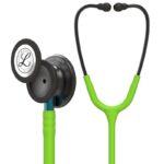 Estetoscopio Littmann Classic III Verde Limón / Acabado Smoke