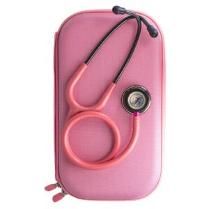 Estuche Rígido para Estetoscopio Littmann Rosa Claro, Pequeño